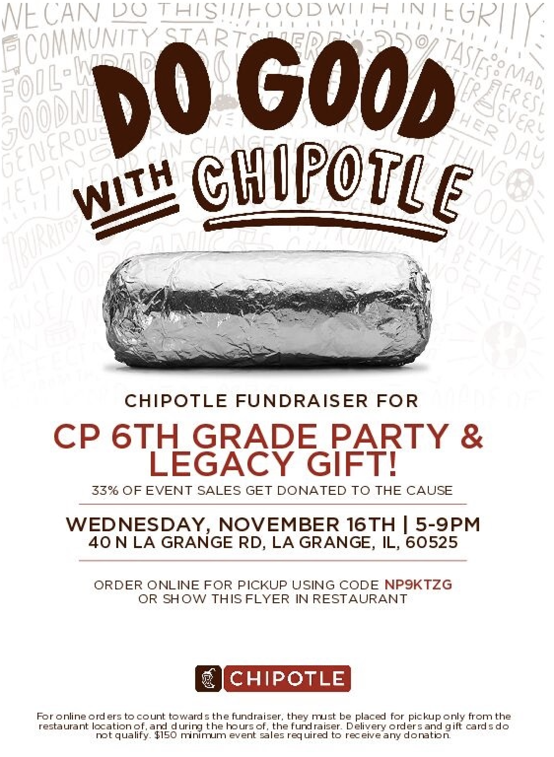 chipotle fundraiser