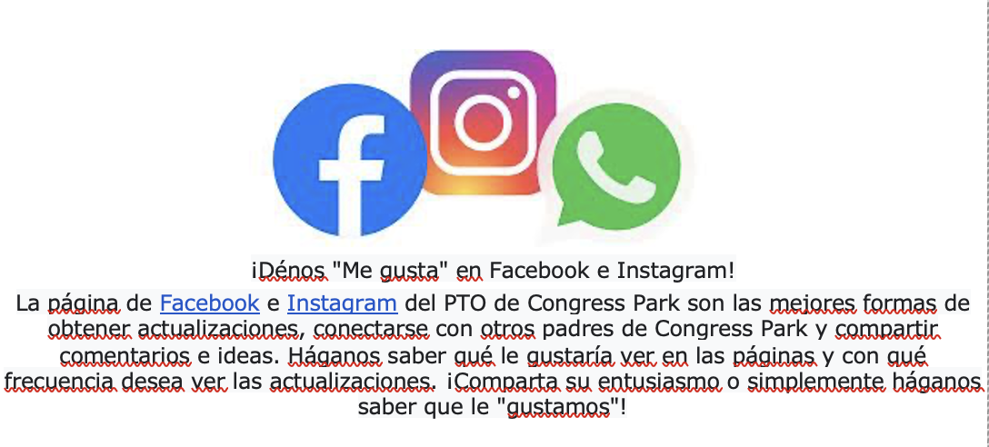 facebook spanish