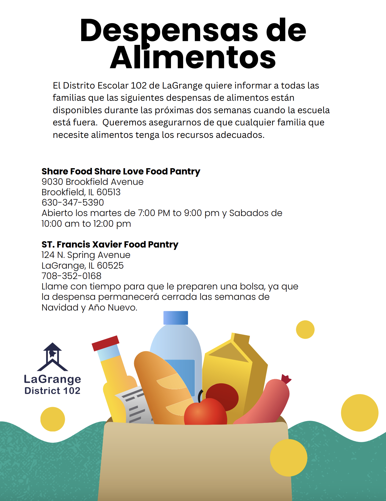 December 22 Newsletter Congress Park School