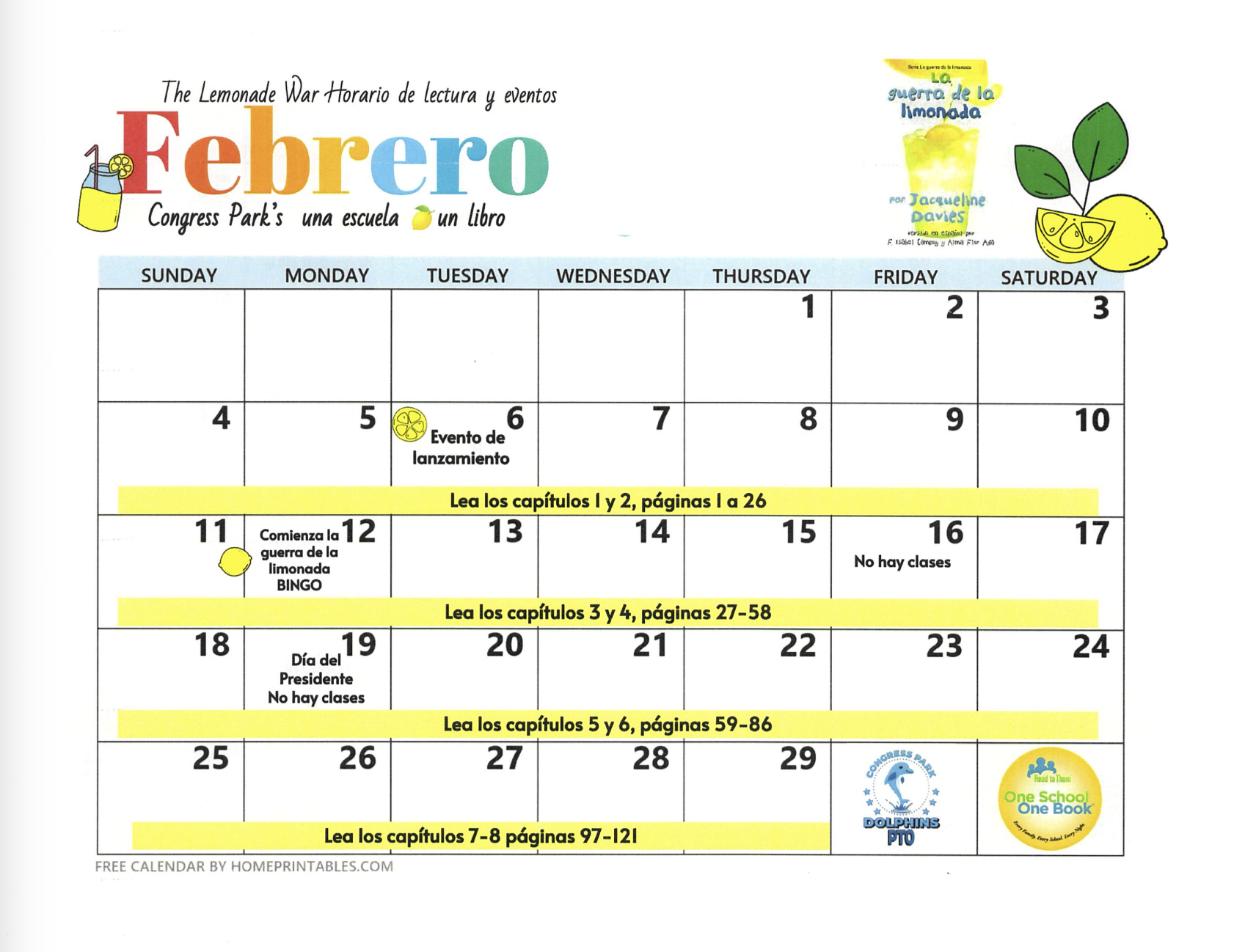 calendar spanish