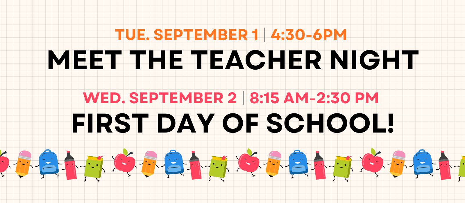 back to school