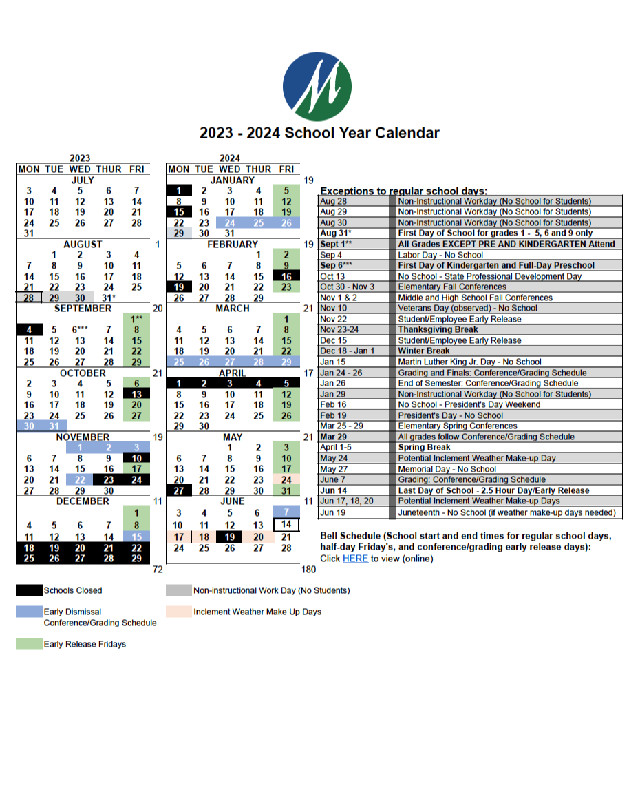 Calendars And Bell Schedule Marysville School District 25