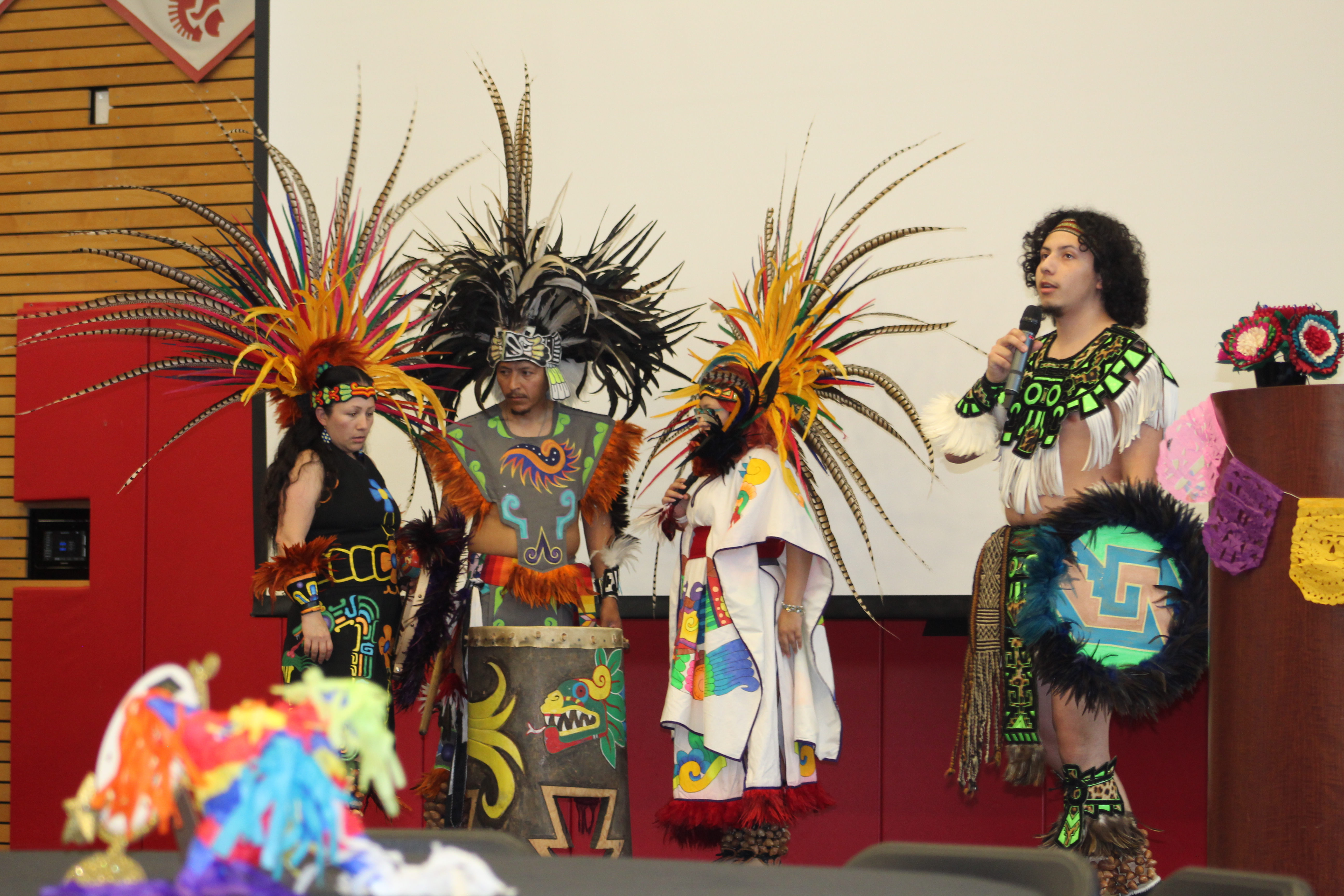 Aztec dancers