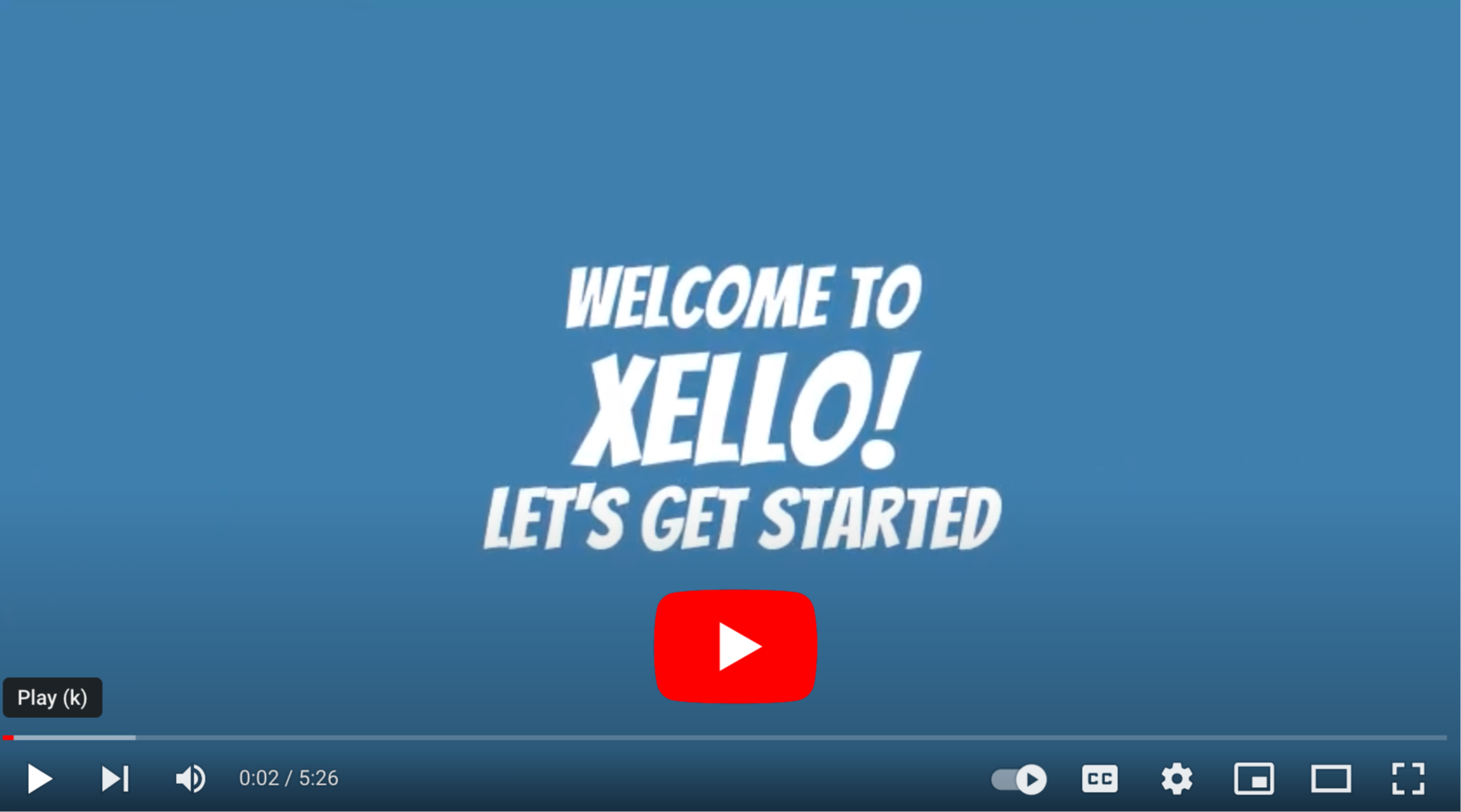 getting started with Xello
