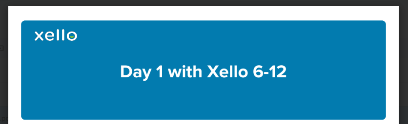 Getting Started in Xello