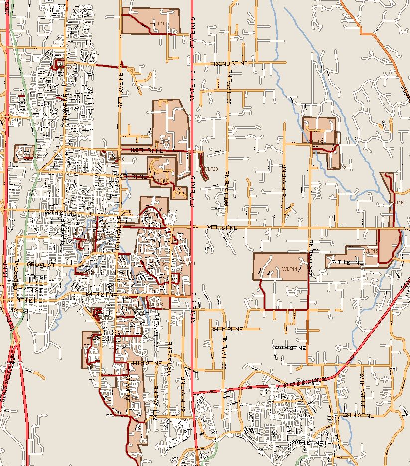 Limited transportation map central