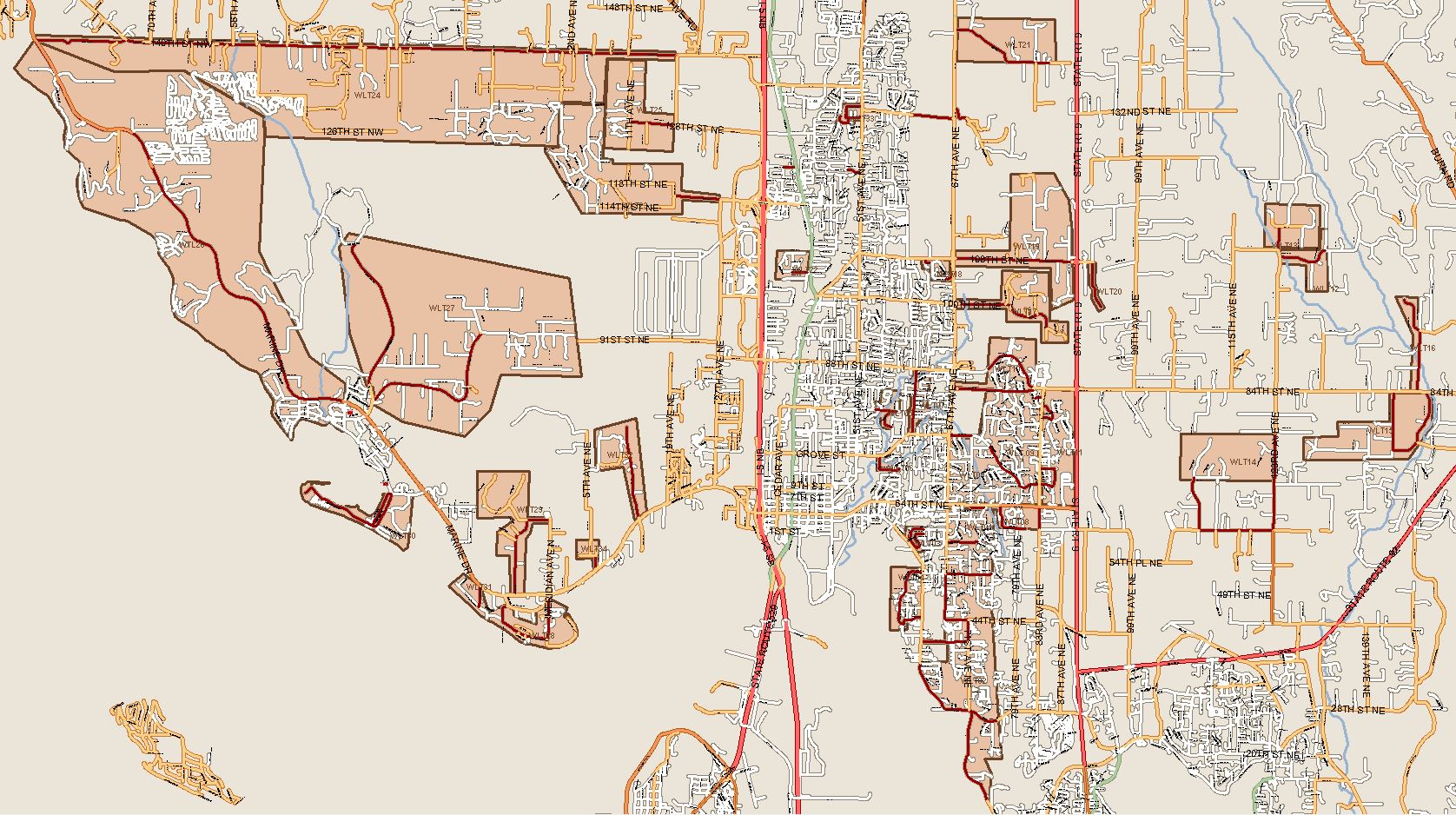 District Limited Map