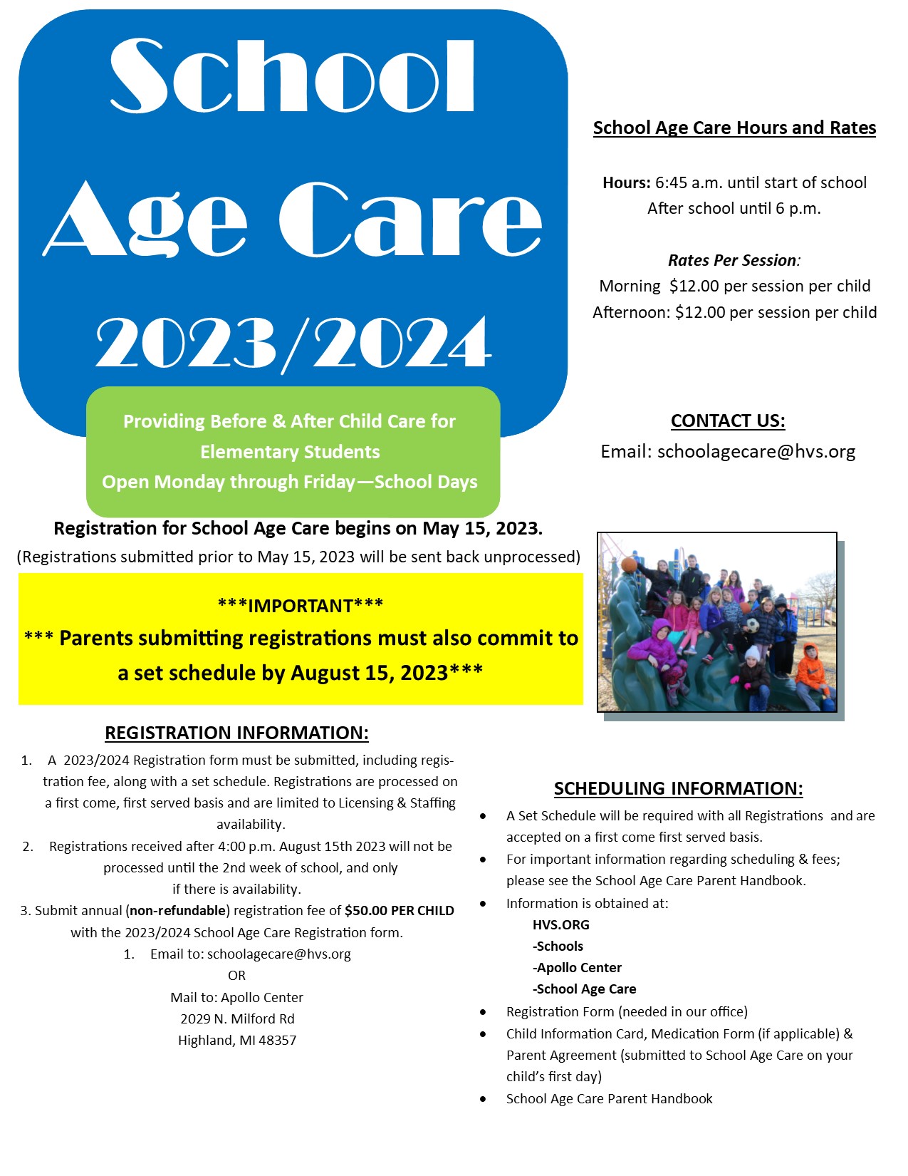 School Age Care 23.24 