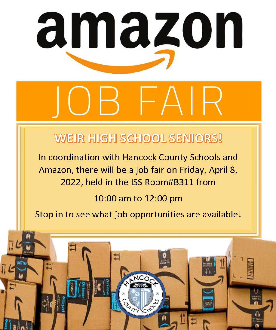Amazon Job Fair Flyer WHS