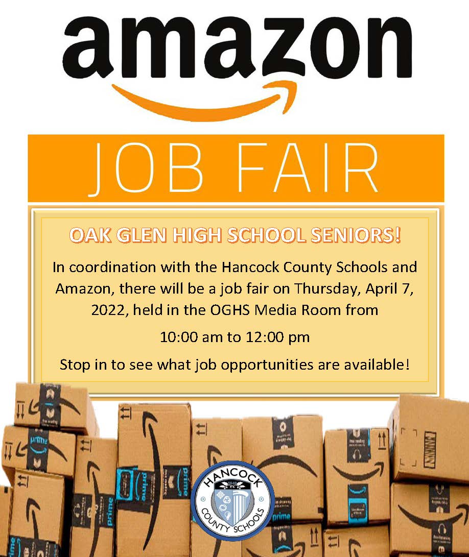 Amazon Job Fair Flyer OGHS