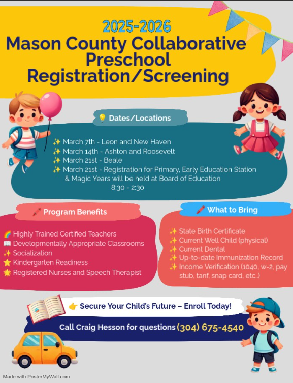 Preschool registration