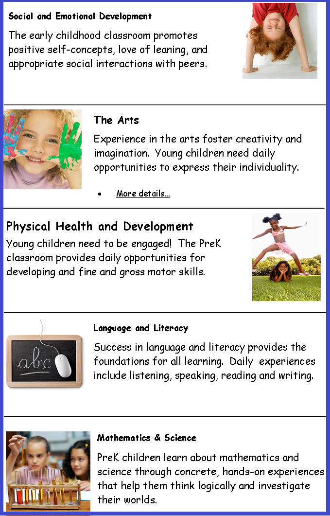 Pre-K Programs & Curriculum