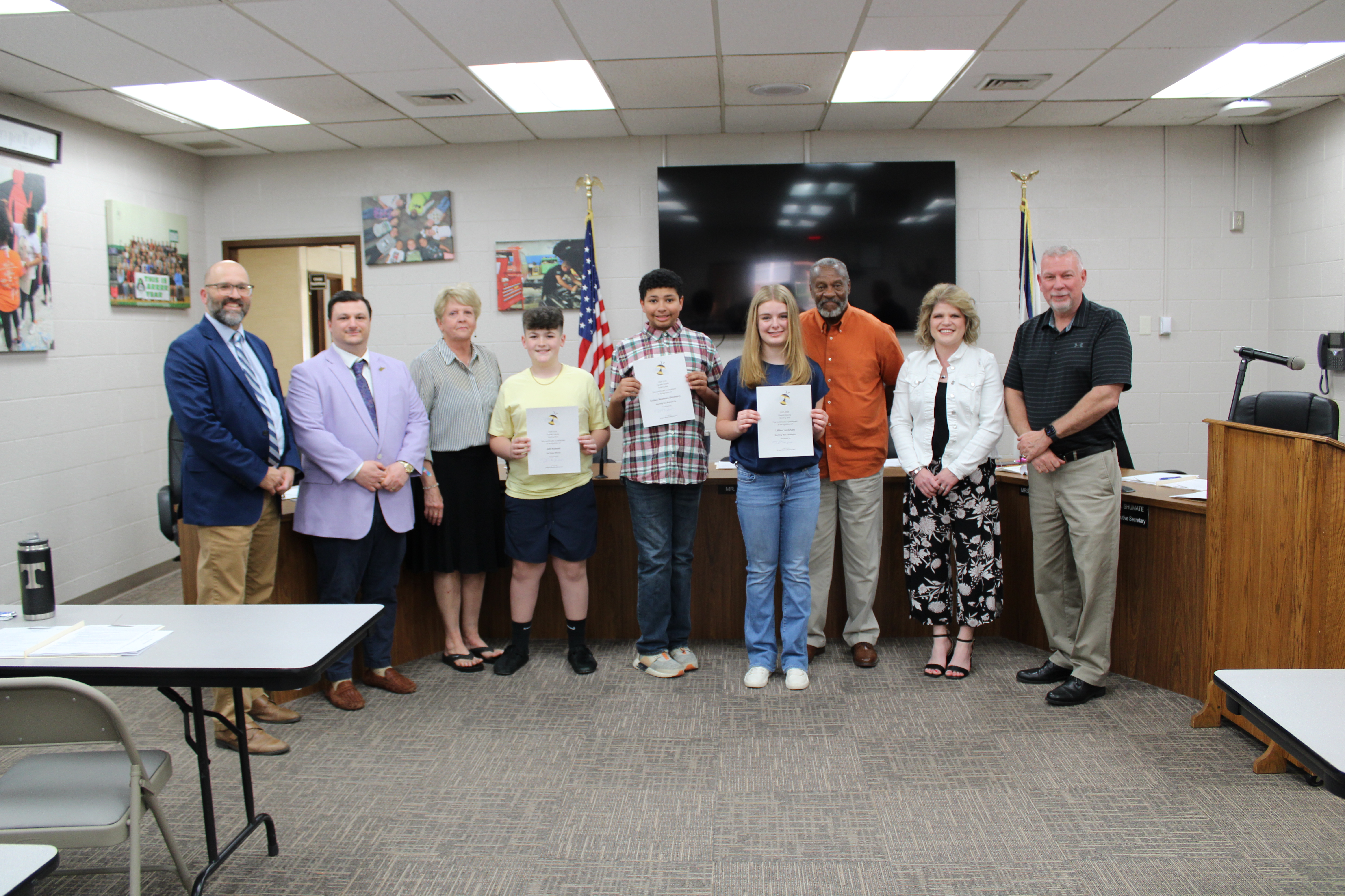 Fayette County Spelling Bee Winners