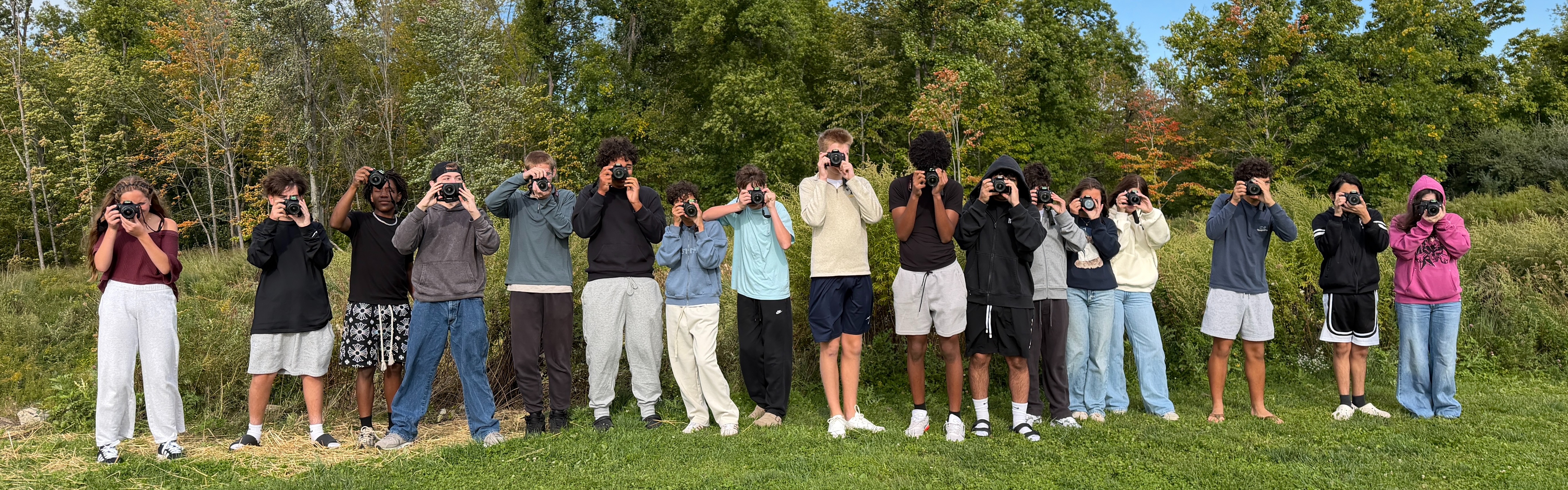 Students Using Cameras 