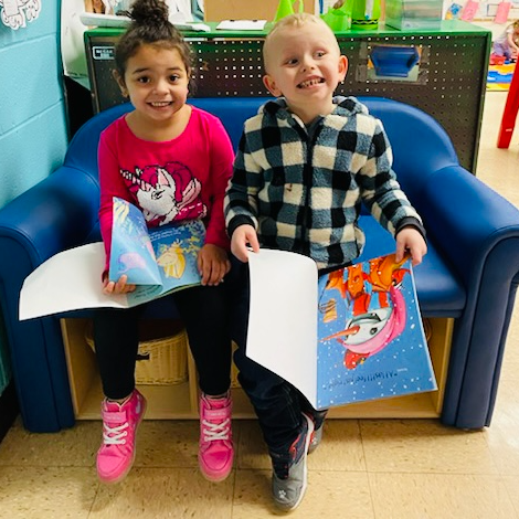 Preschool LOVES to read!