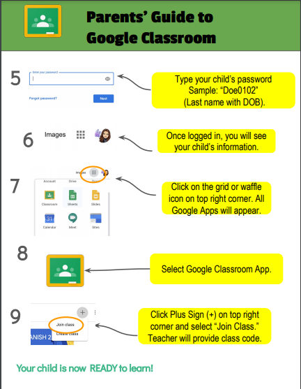 guide to google classroom continued