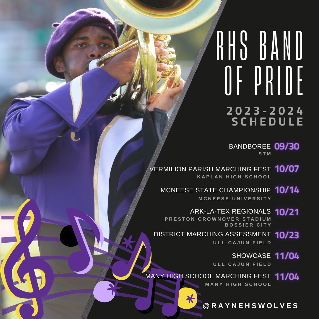 23 Band Schedule