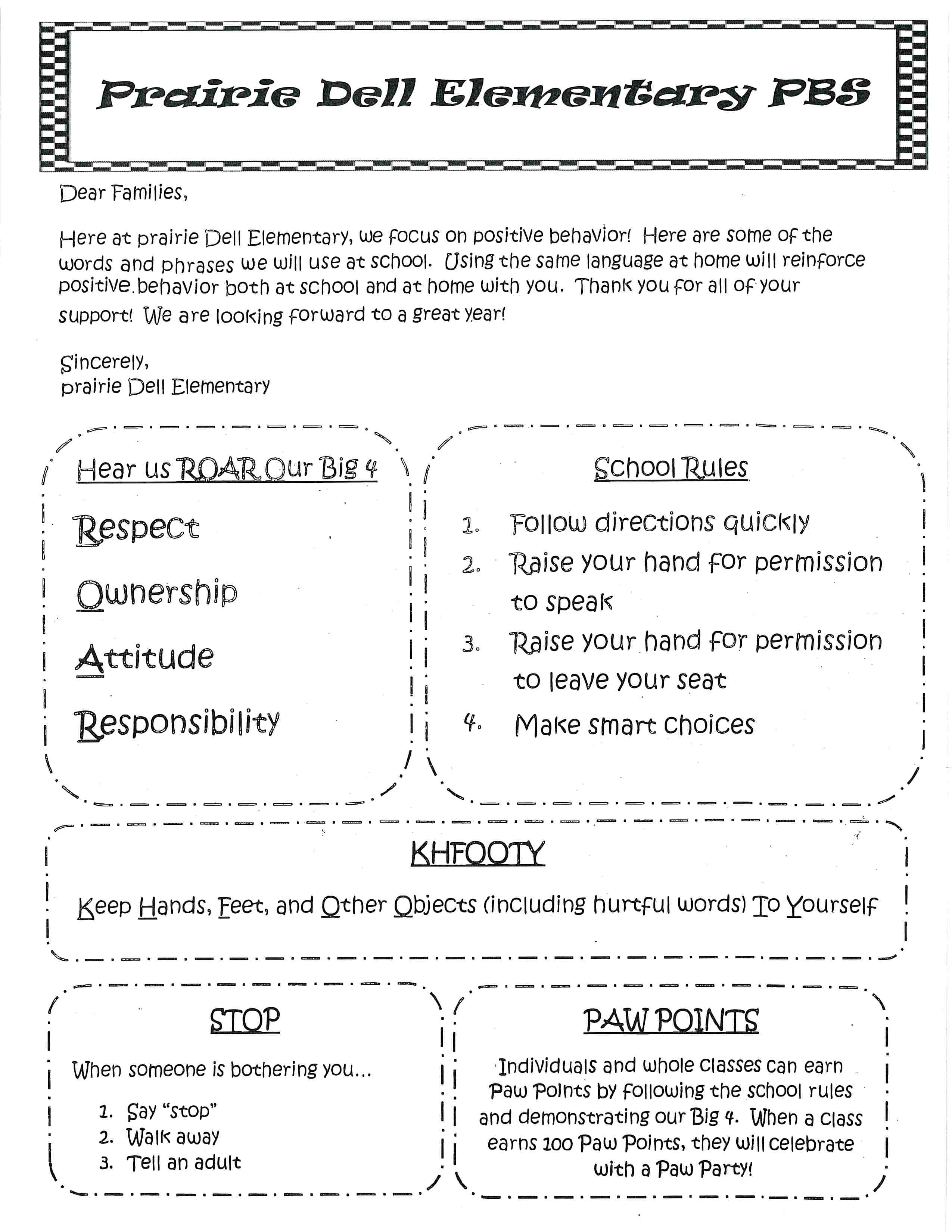 PBIS Parent Overview