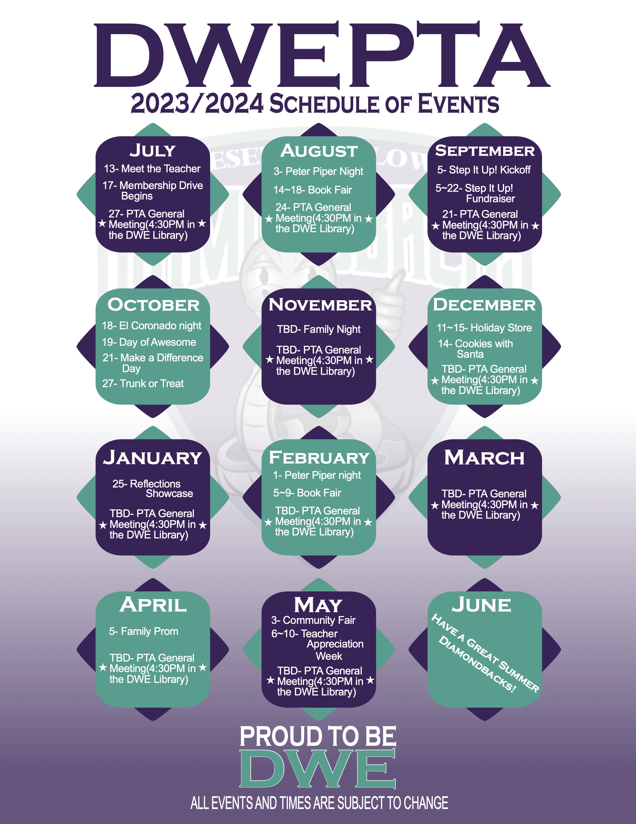 23-24 PTA Schedule