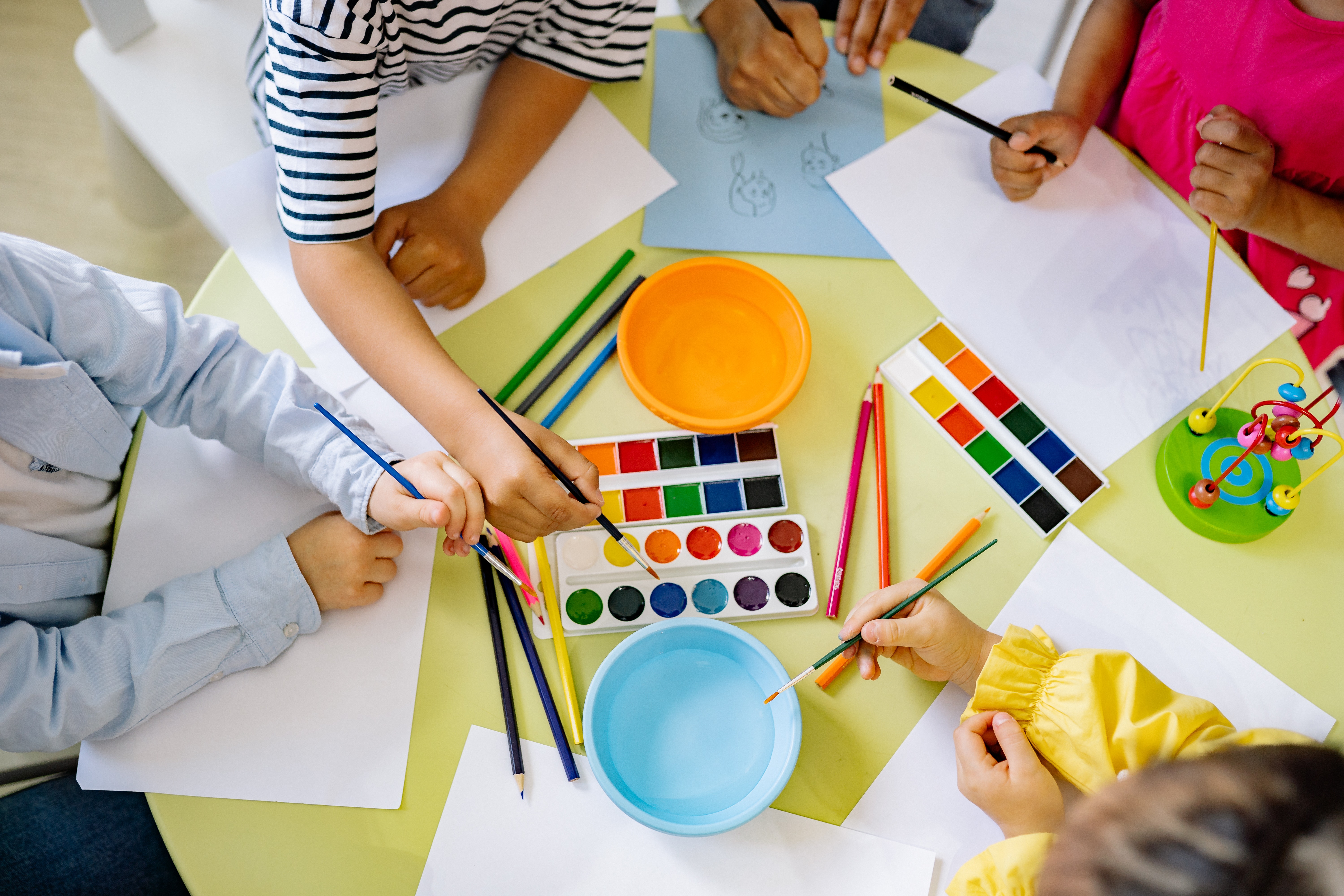 Students Painting