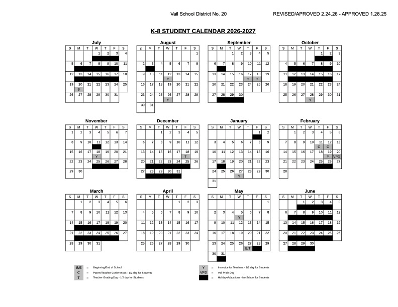 26/27 Calendar