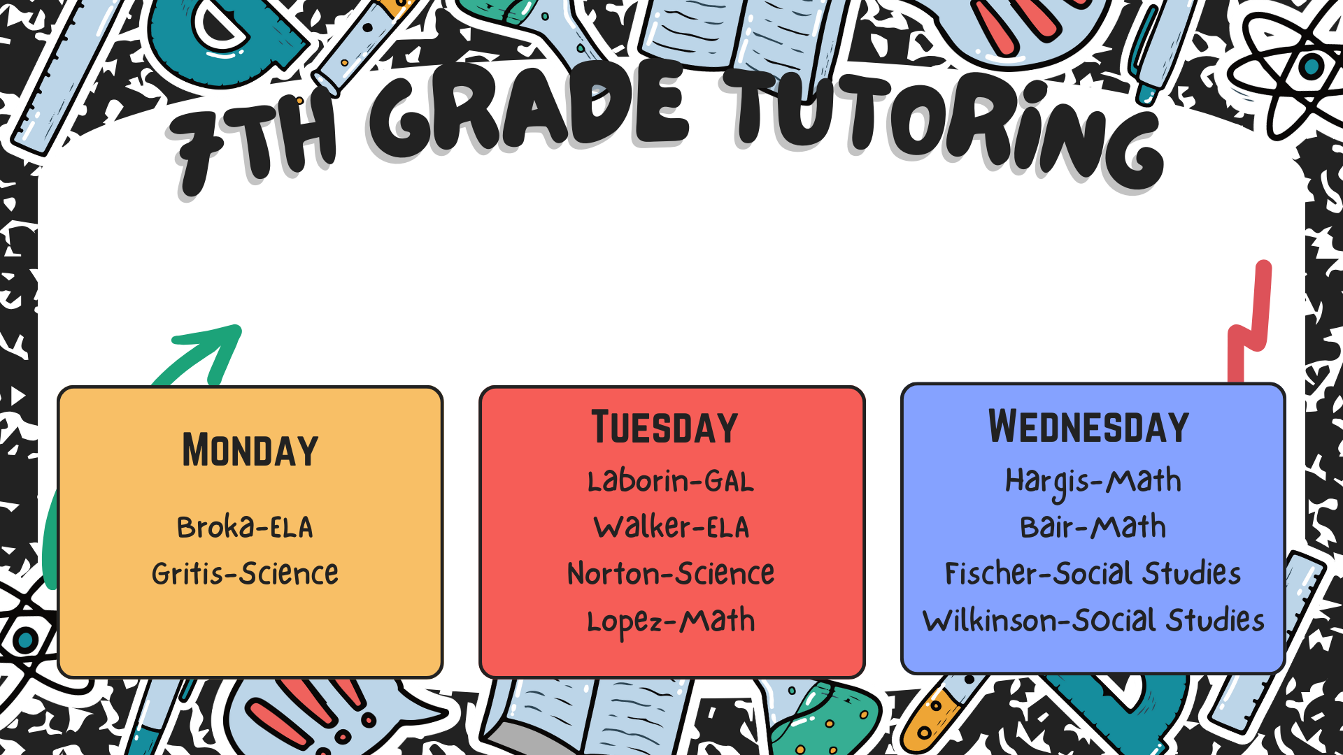 7th Grade Tutoring