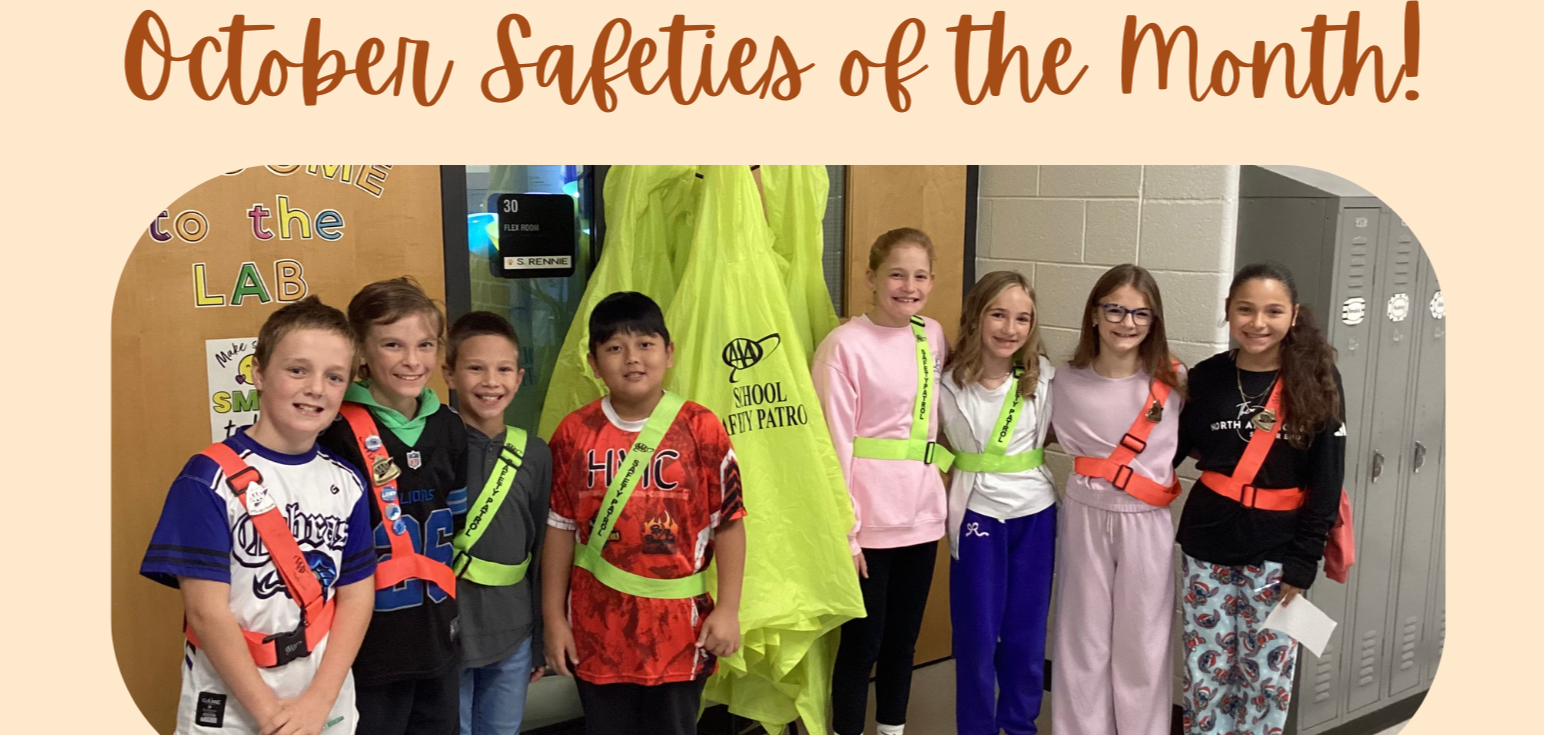 Congratulations to our Safeties of the Month!