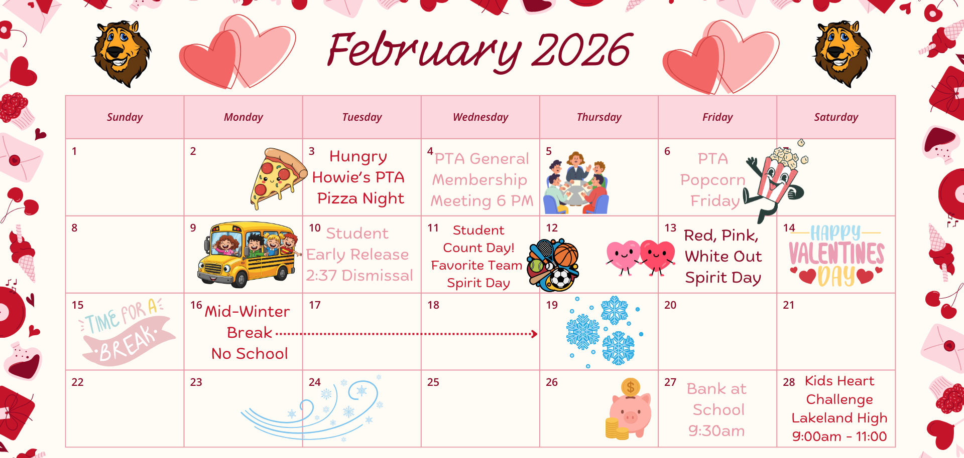 Check out our February activities.