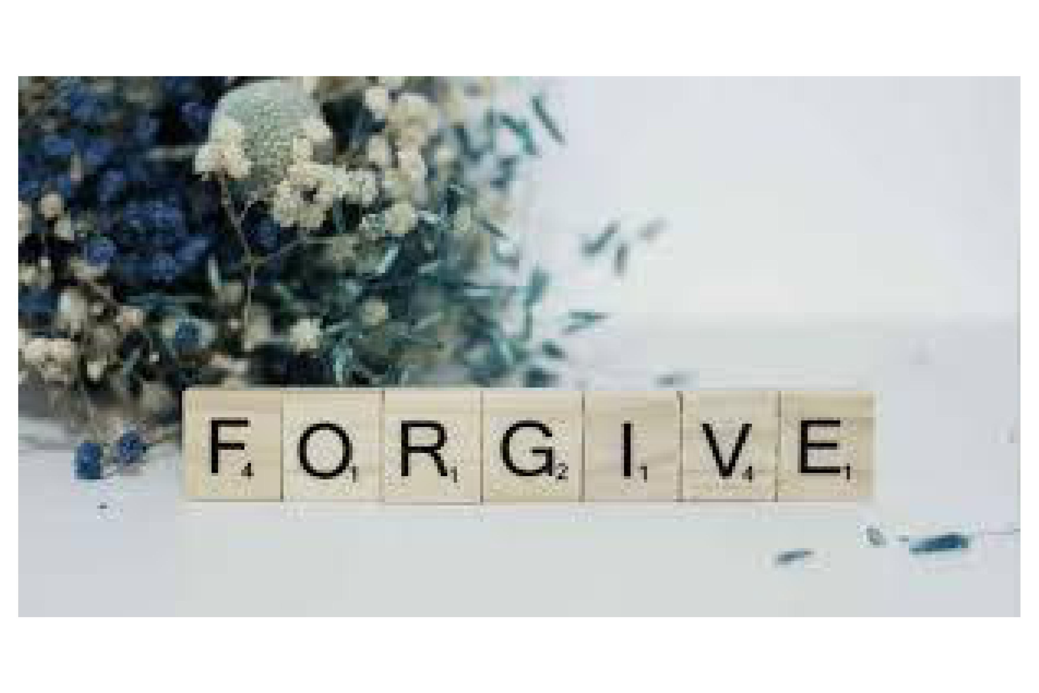 Forgiveness in this weeks Positivity Project topic