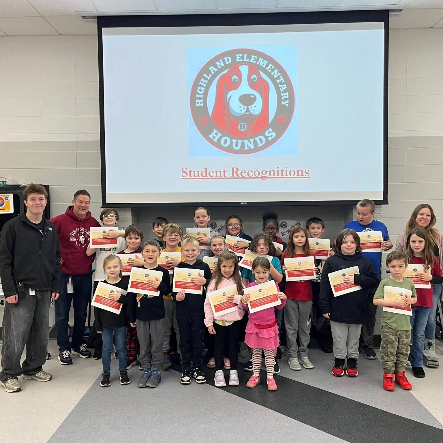 Hound of the Month Student Recognition