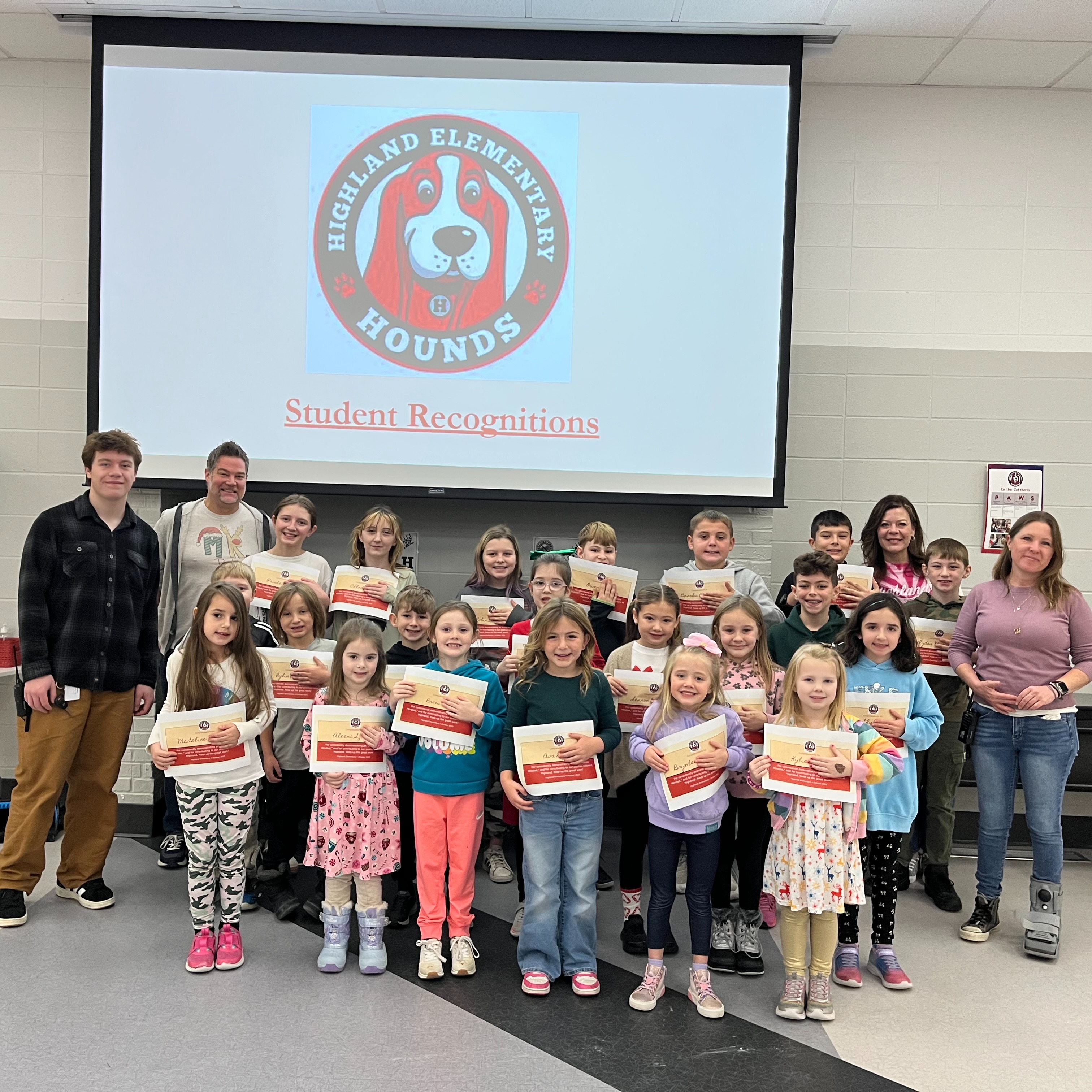 Hound of the Month Student Recognition