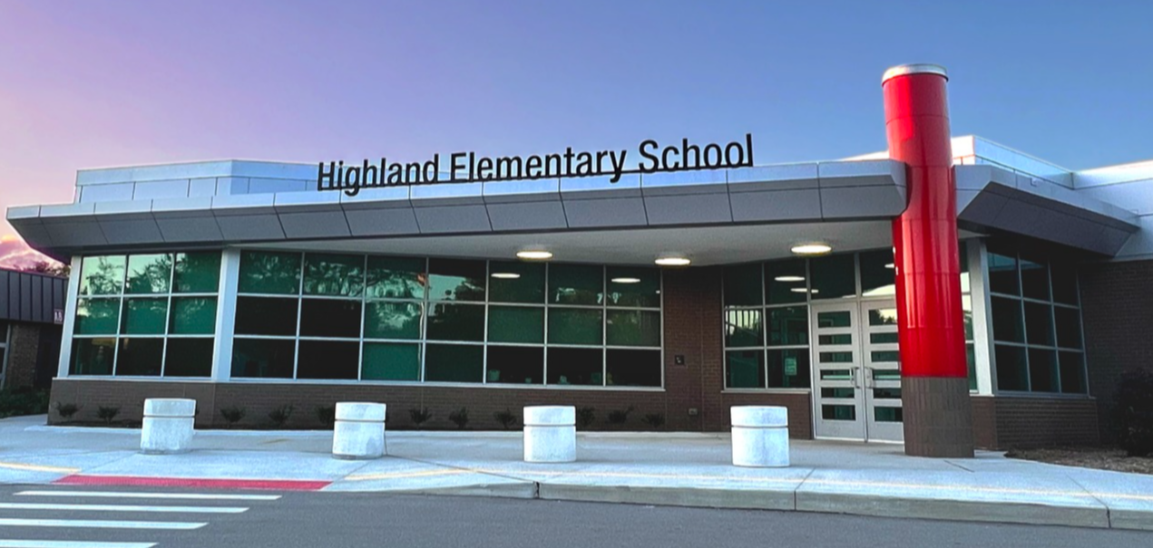 Exterior photo of highland elementary