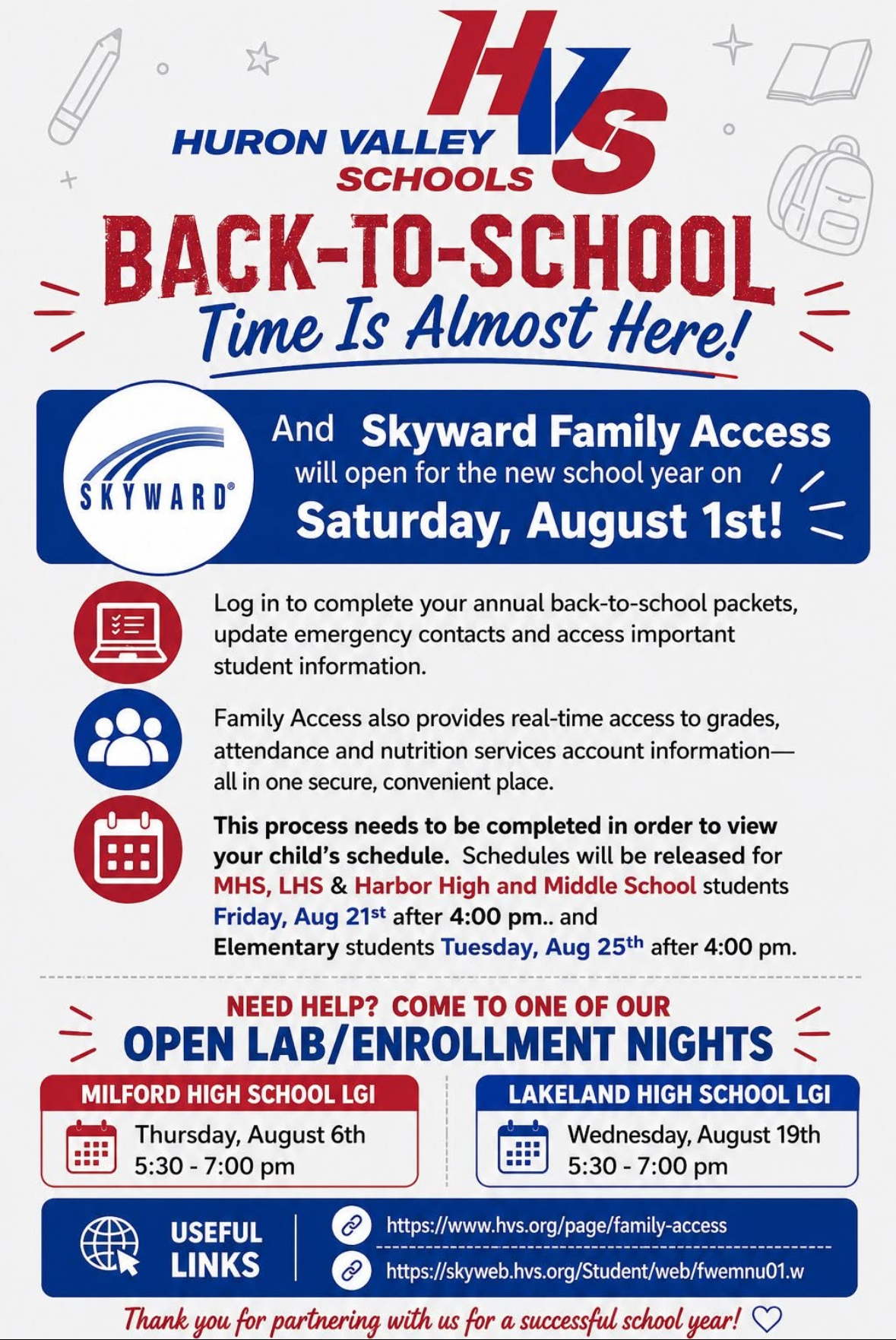 back to school enrollment