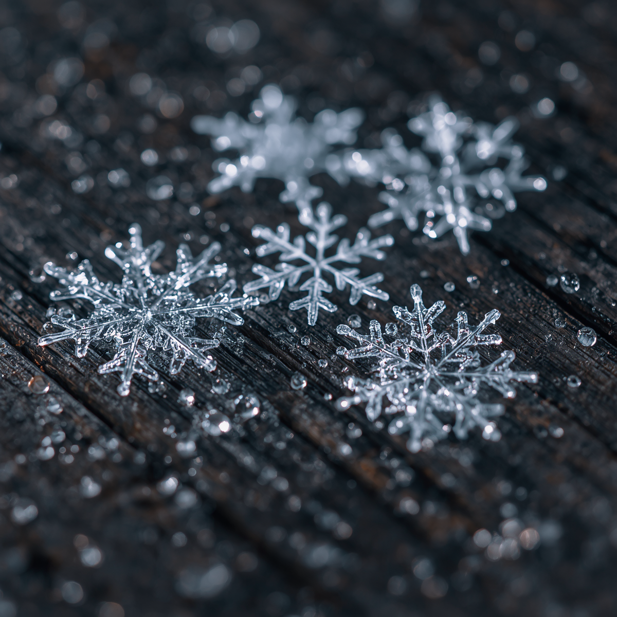 close up image of snow