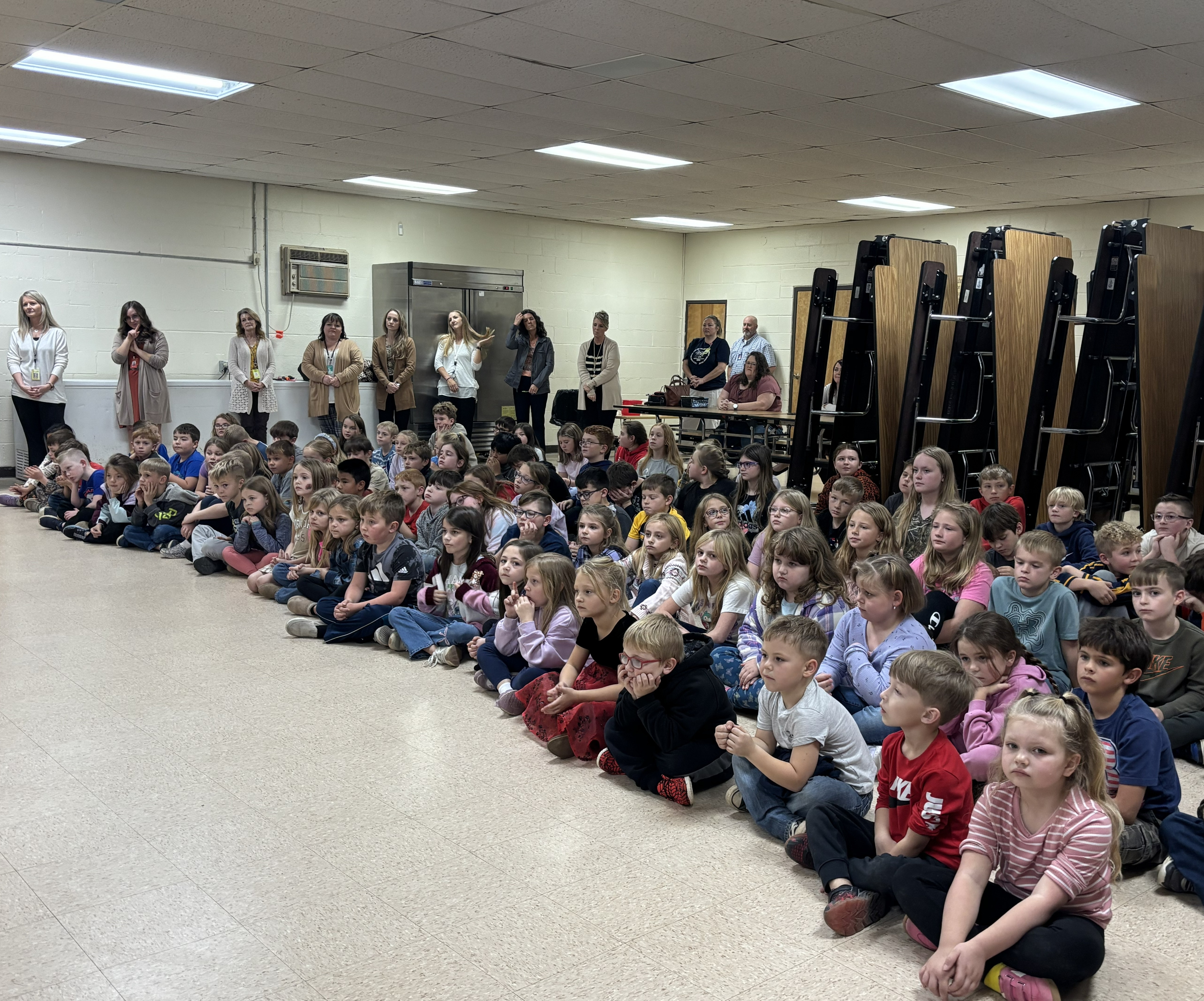 Students at Award Assembly