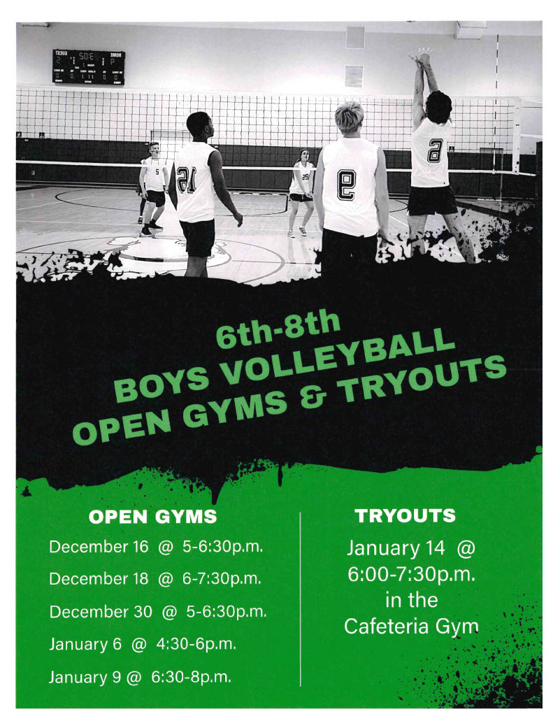 boys volleyball open gyms