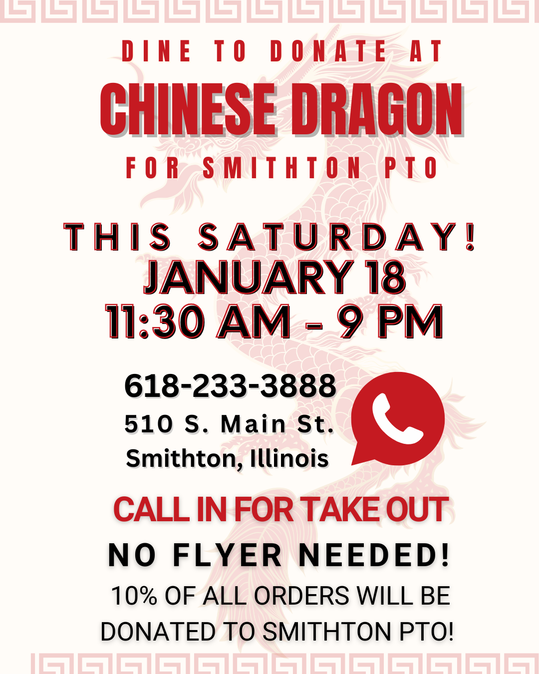 chinese dragon dine to donate