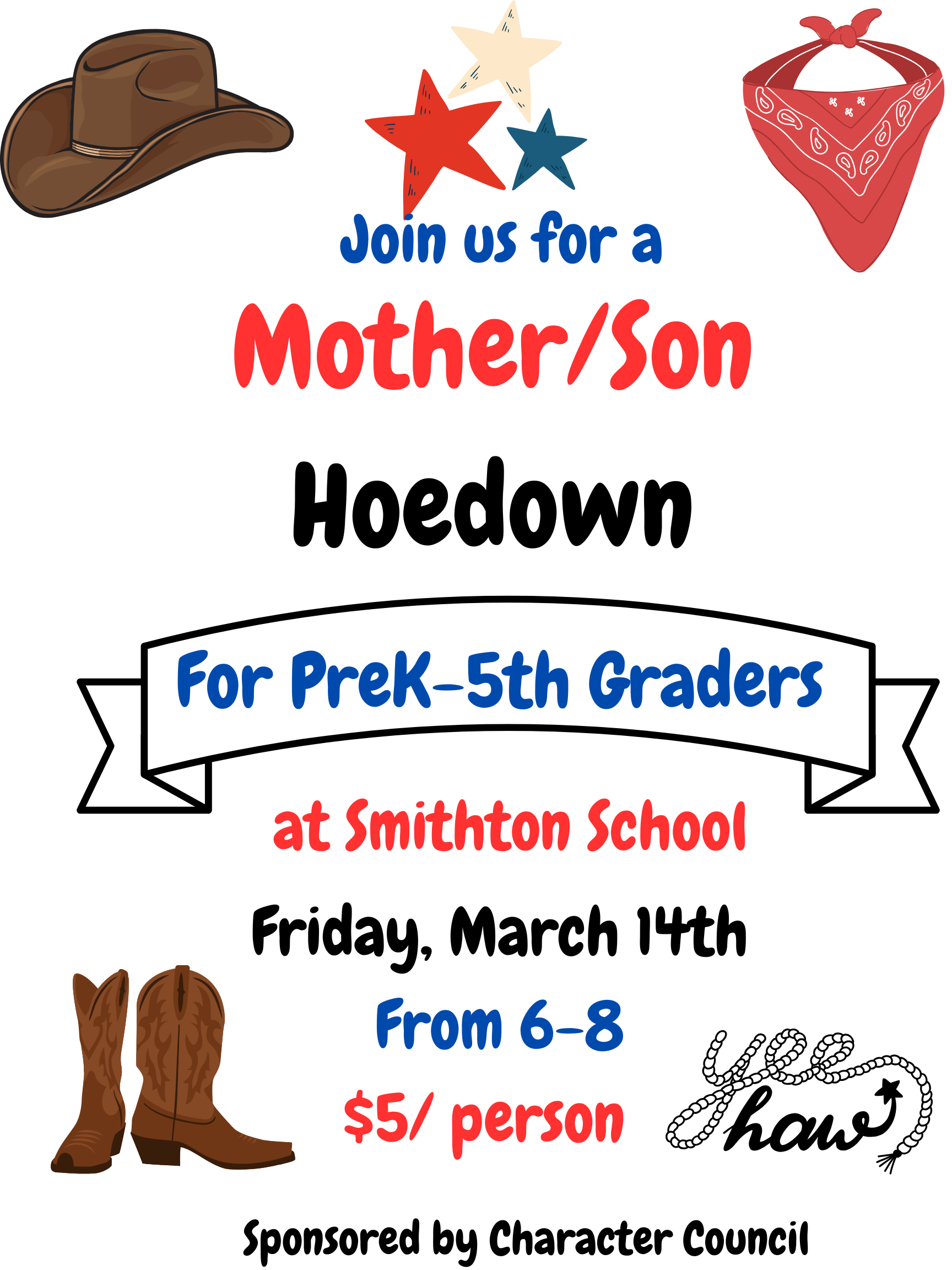 mother son hoedown  march 14th 2025