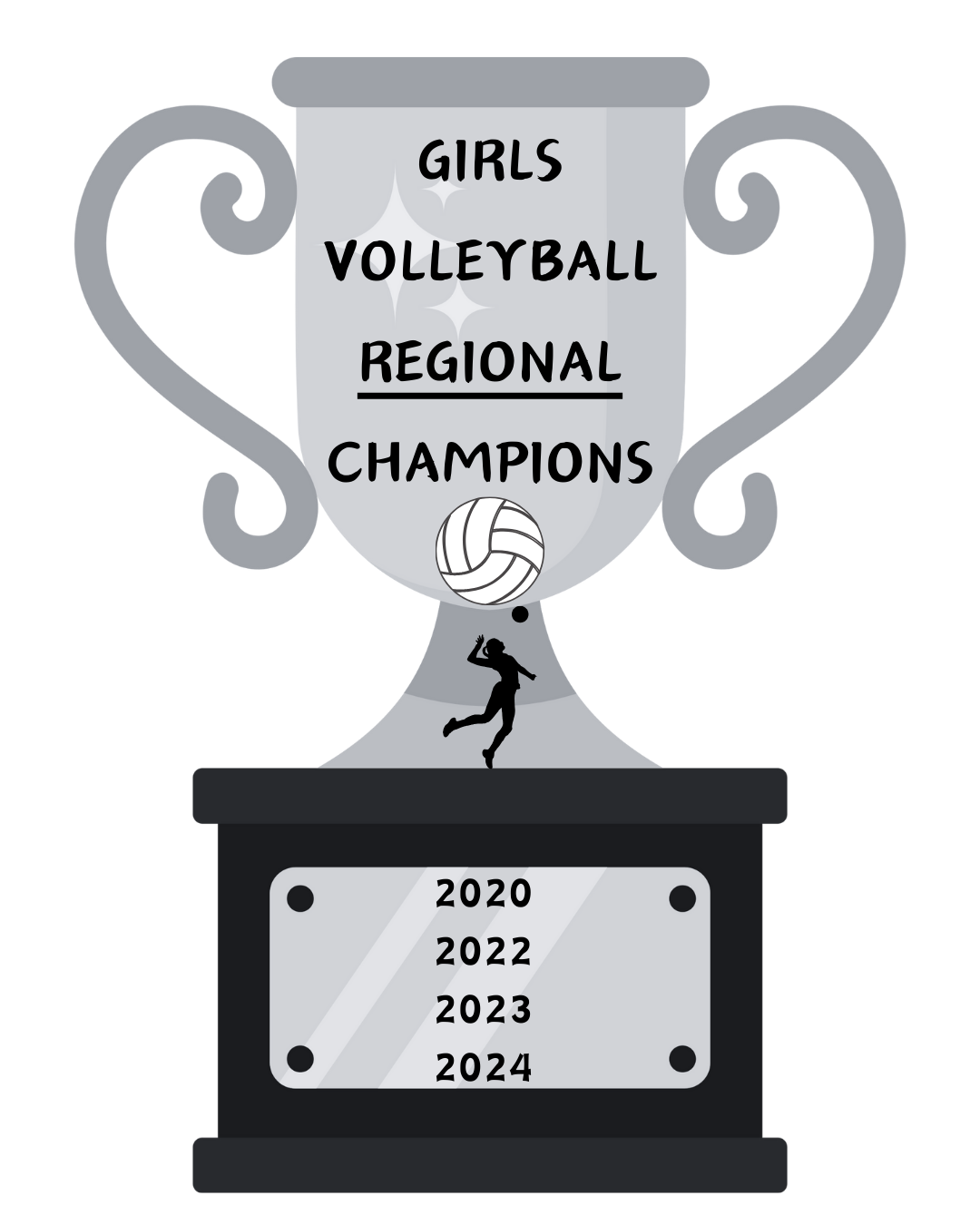 girls volleyball regional champions