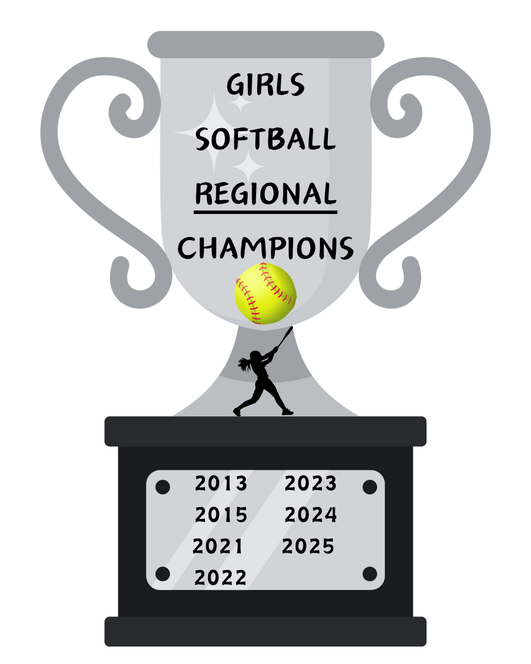 girls softball regional champions