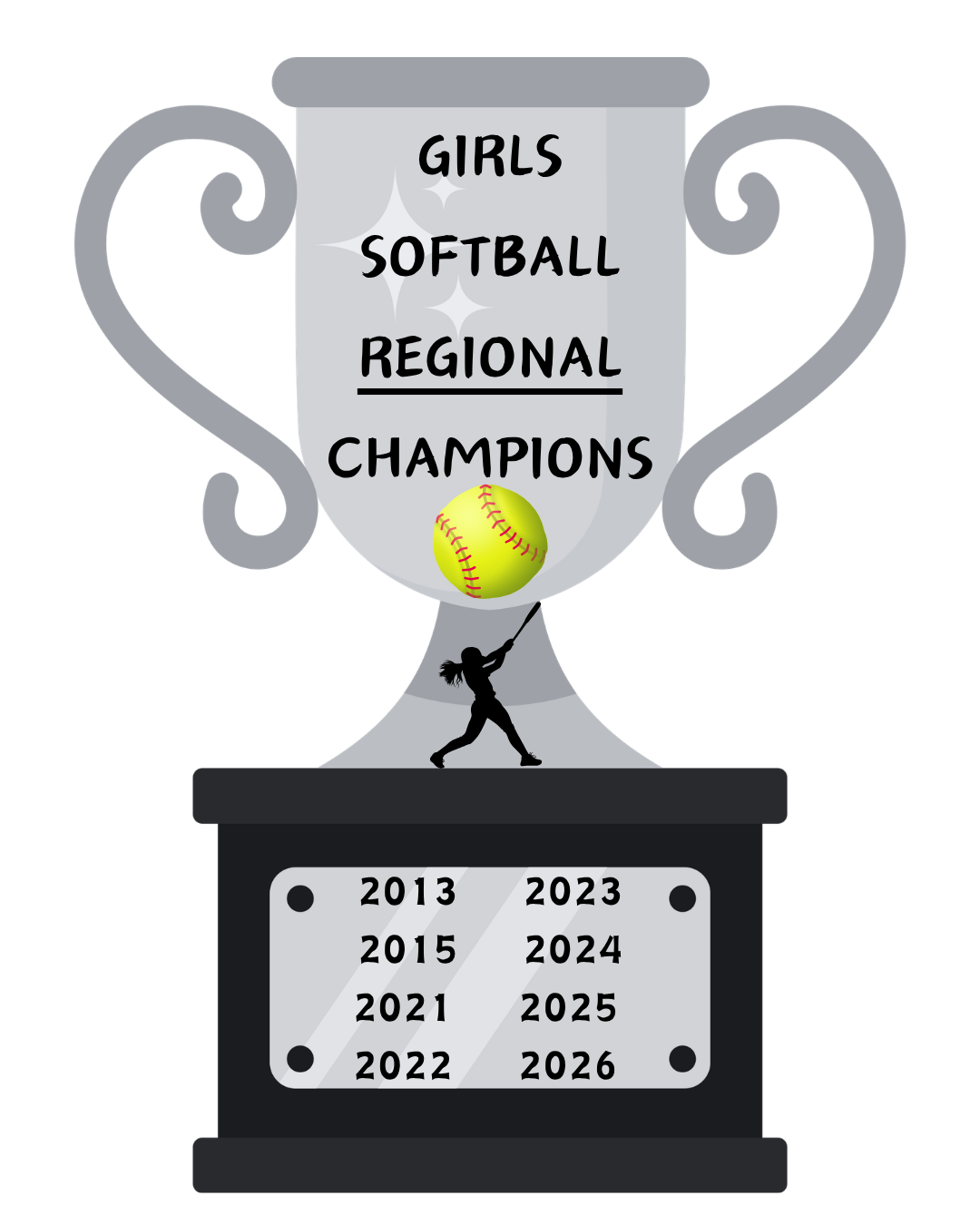 girls softball regional champions