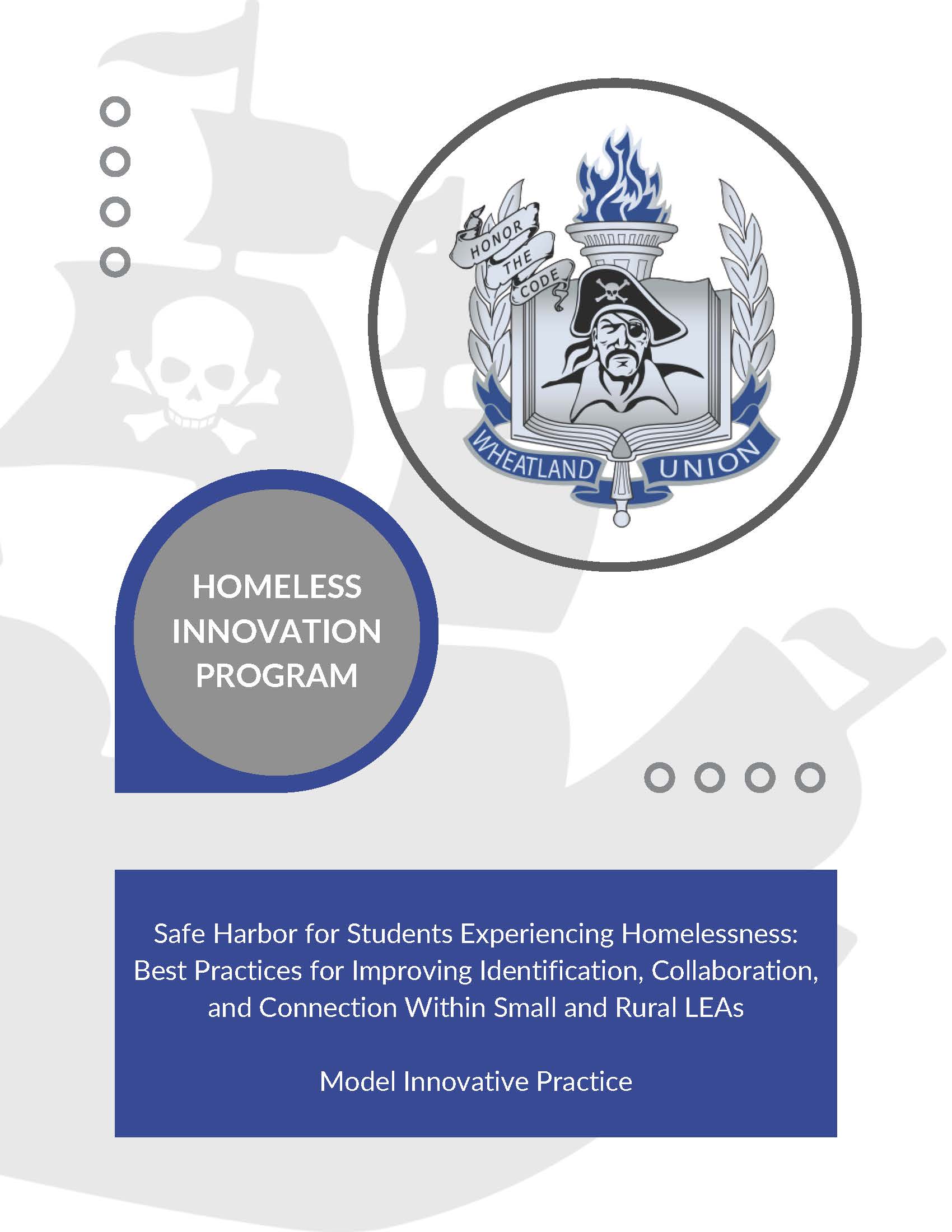 Safe Harbor, for students experiencing homelessness toolkit