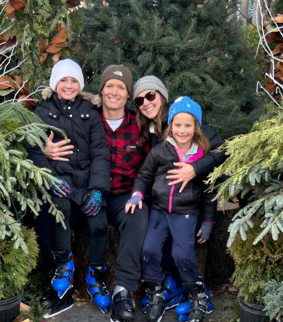 Bob and family outside