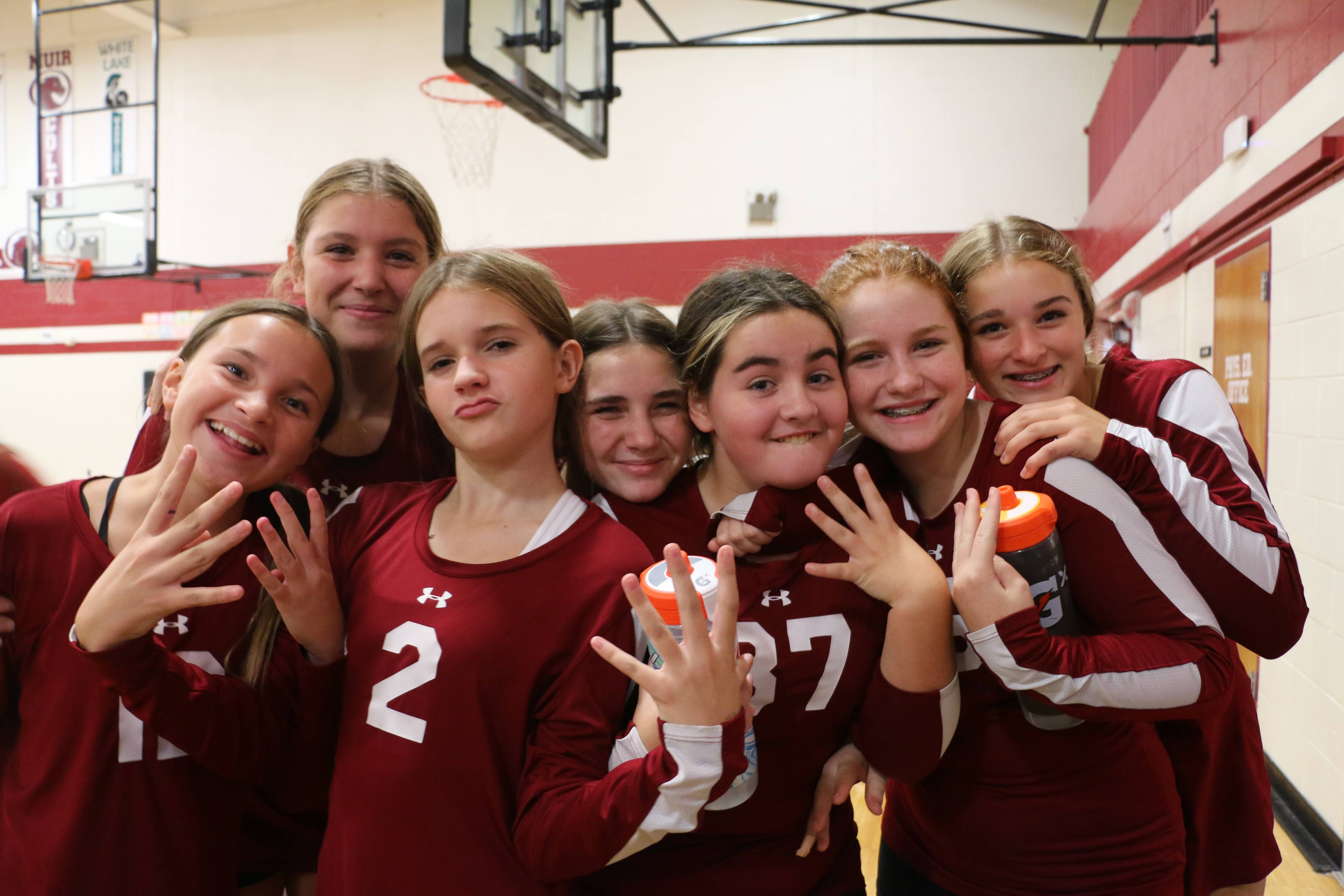 7th grade girls volleyball