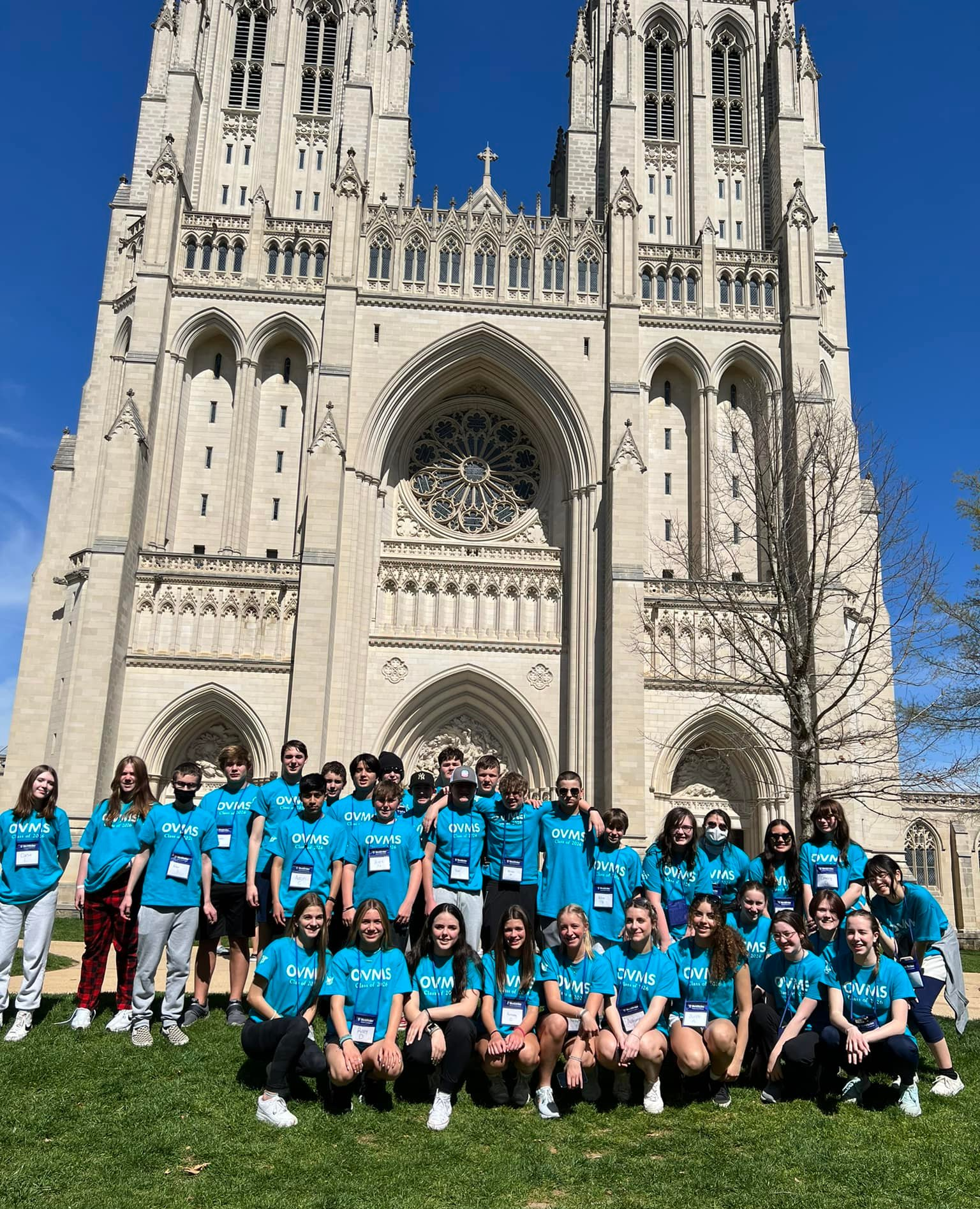 Washington Cathedral with OVMS students