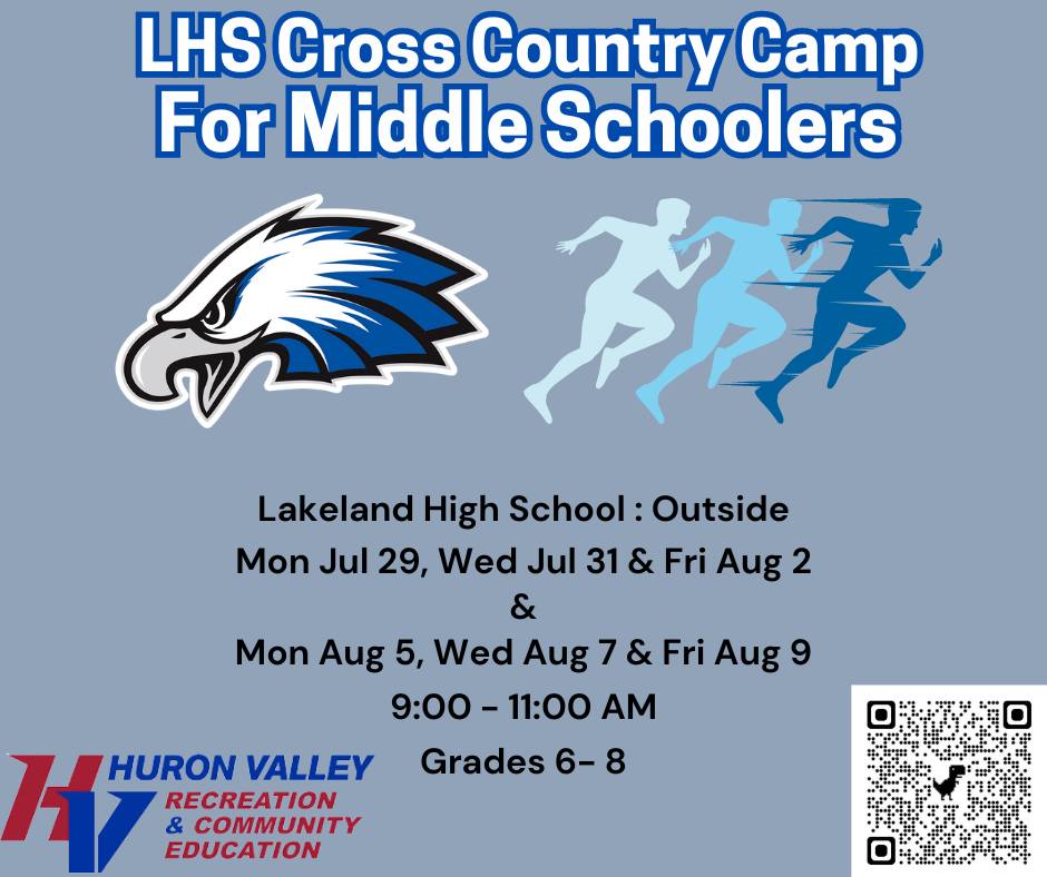 flier for LHS cross country camp