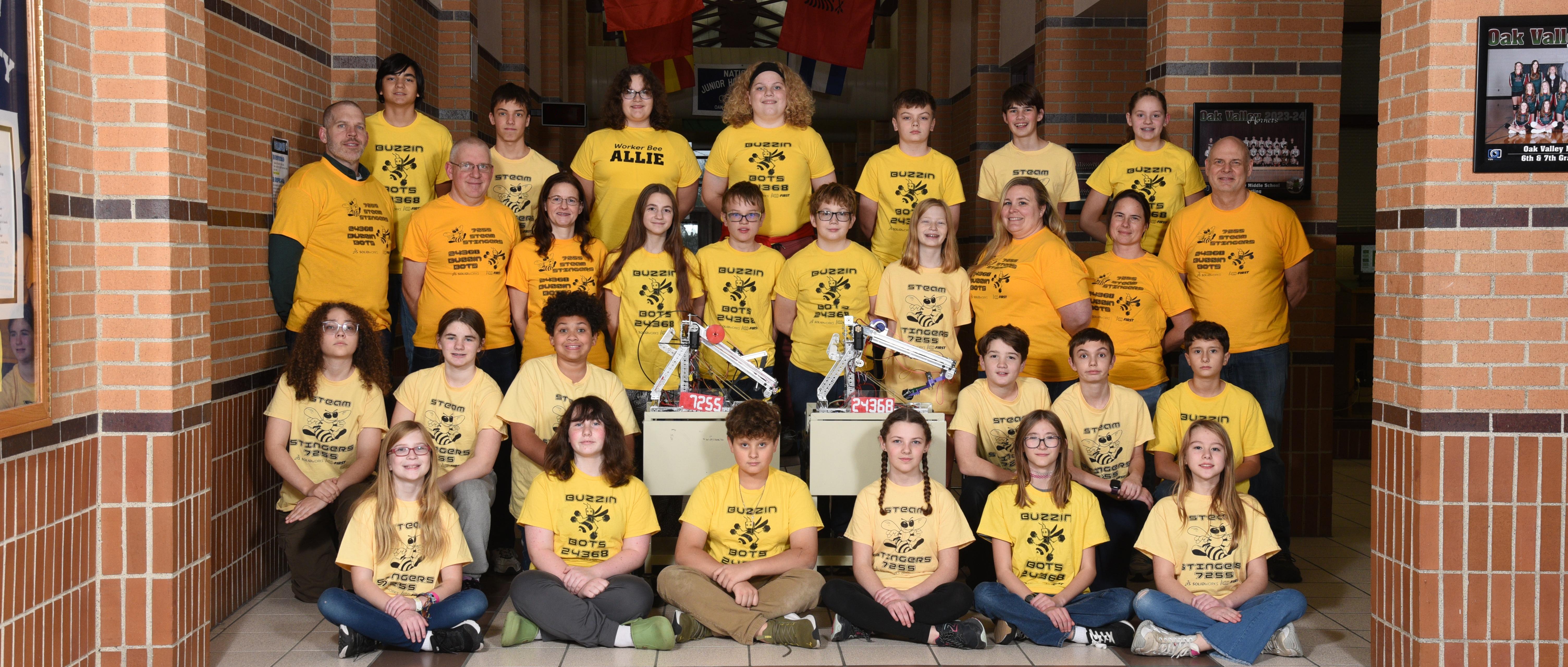 Robotics team group picture