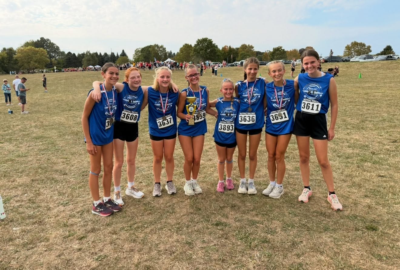 middle school cross country team photo