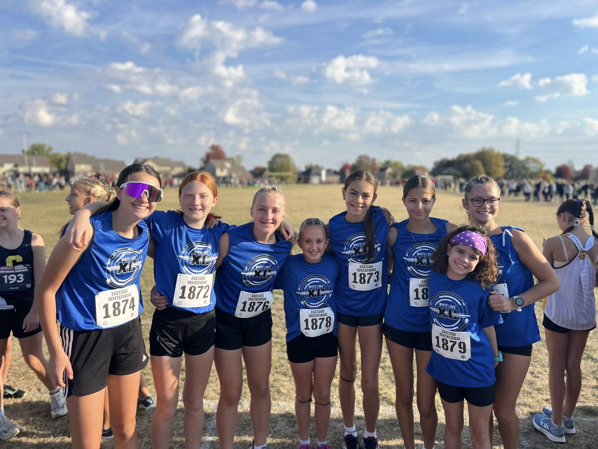 middle school cross country team photo