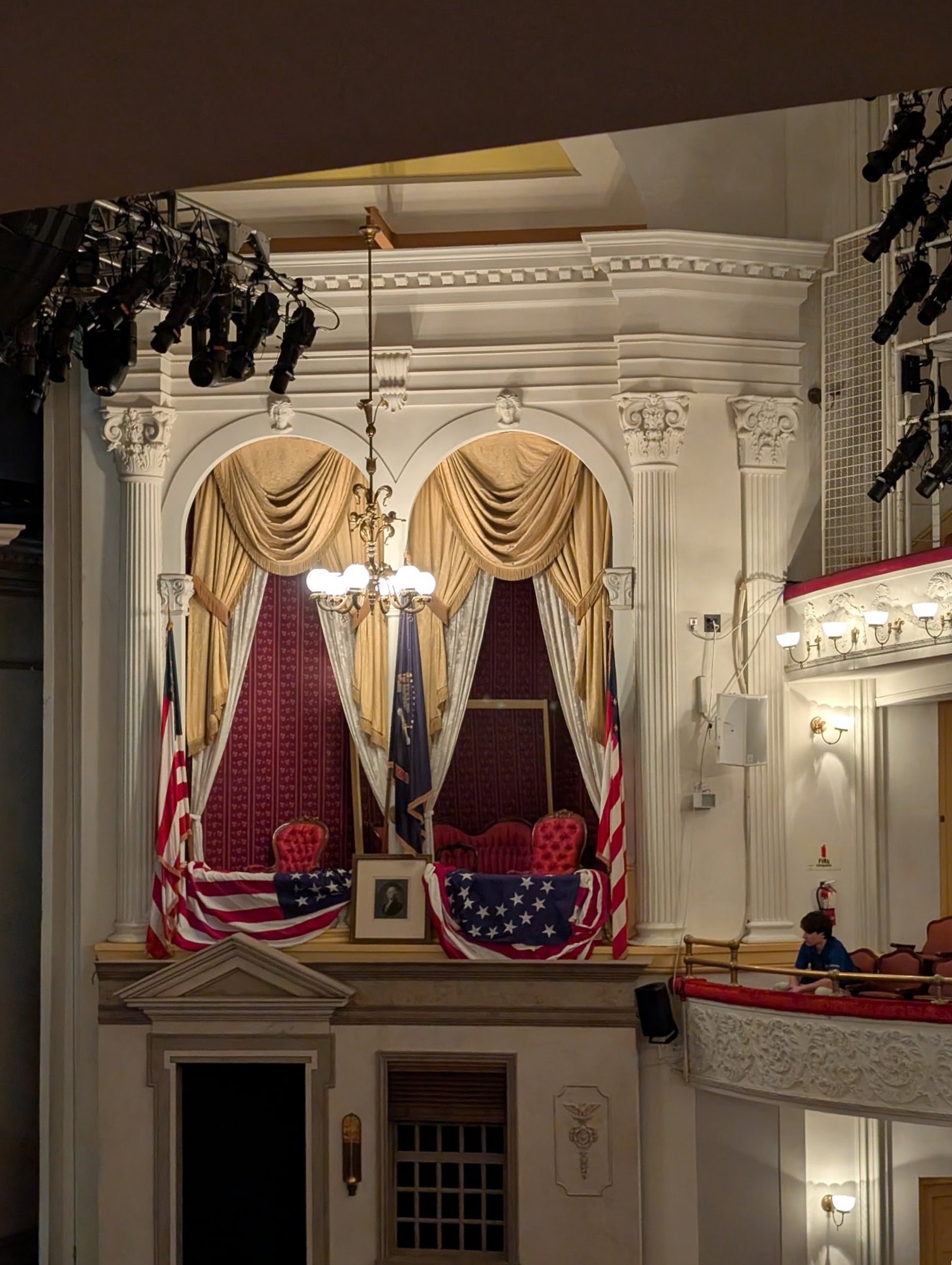 Image of theatre ford's theatre balcony 